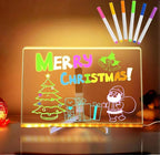 Led Note Board with Colors, 12” X 8” Acrylic Led Light Up Message Board by Unknown