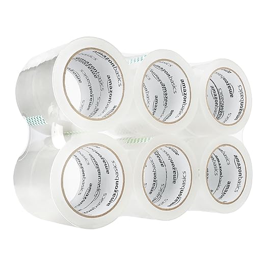 Amazon Basics Packaging Tape for Shipping, Moving and Storing, 1.88 in x 54.6 - Image 3