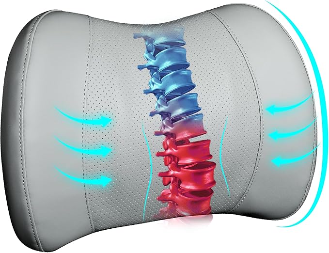 Lofty Aim Classic Memory Foam Lumbar Cushion Provides Excellent Back Support by LoftyAim