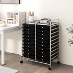 Happygrill 20-Drawer Organizer Cart Tools, Mobile Utility Storage Cart - Image 2