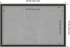 Amanti Art Black Framed Magnetic Board 23x35 Large Vision Board - Image 3