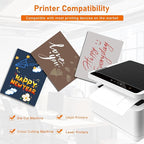 Guakicae 40 Sheets Grey Cardstock 8.5 x 11 Certificate Paper, 75lb Heavyweight - Image 4