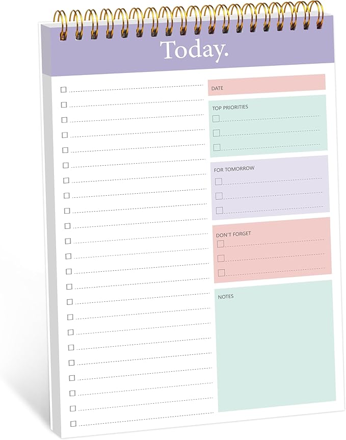 GOLDPEI To Do List Notepad by GOLDPEI