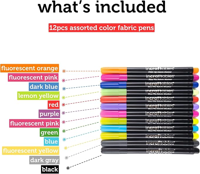 Incraftables Fabric Markers - Image 2