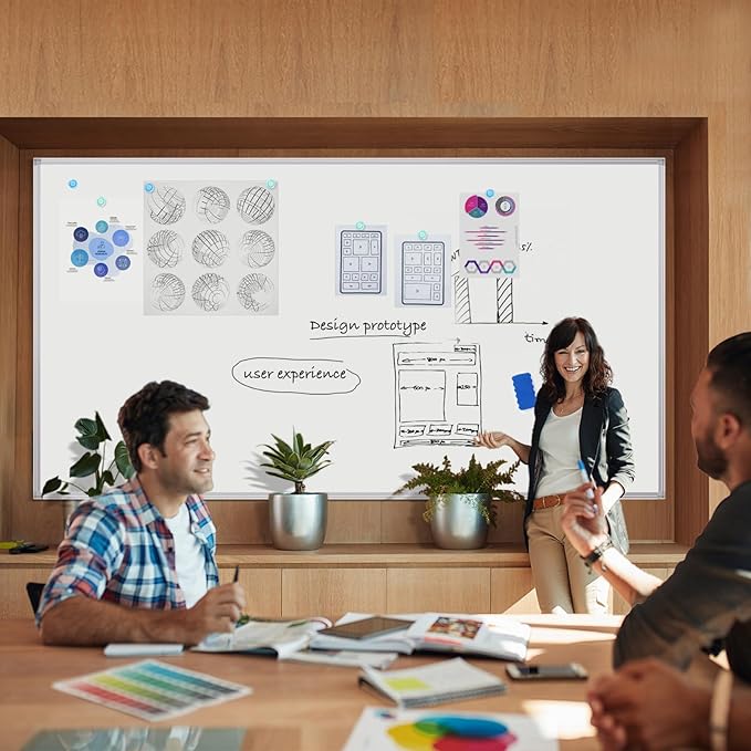 Large Dry Erase Board 96 x 48 Inch, maxtek Magnetic White Board Dry Erase - Image 6