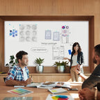Large Dry Erase Board 96 x 48 Inch, maxtek Magnetic White Board Dry Erase - Image 6