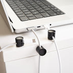ICONIT Cable Anchors for Desk Organization Black | Premium Aluminum Cord - Image 2