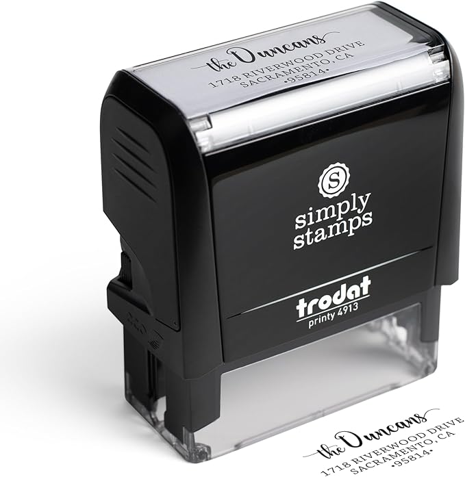 The Duncans Personalized Self-Inking Address Stamp | Envelope Return Address - Image 2