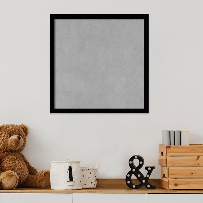 Amanti Art Black Framed Magnetic Board 17x17 Small Vision Board - Image 5