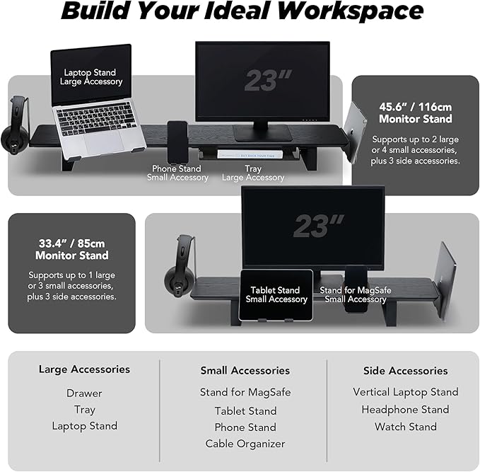 ULTRARM Moodular Add-ons Tablet/Smart Accessory Stand Black MSA-TS - Image 5