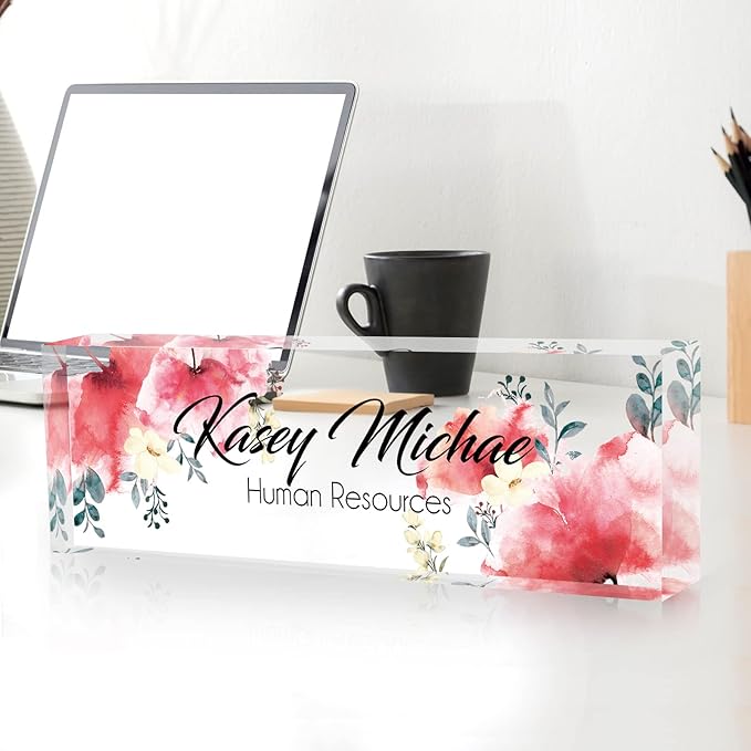 Custom Name Plate for Desk, Desk Name Plate Personalized, Office Decor for - Image 4