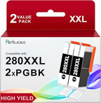 Pertmceo 280 PGBK TR8620a Ink Cartridge Replacement by Pertmceo