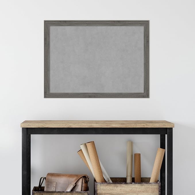 Amanti Art Grey Framed Magnetic Board 23x31 Medium Vision Board - Image 6