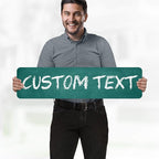Custom Sign, Custom Street Sign, 11 Font Colors, 13 Font Styles, 4 Hole Options - Image 2