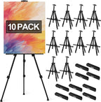 AROIC10 Pack Painting Display Easel Stand Portable Adjustable Metal Tripod by AROIC