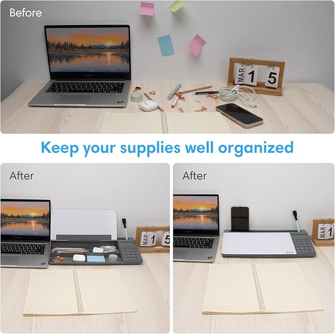 Varhomax Glass Desk Whiteboard - Image 4