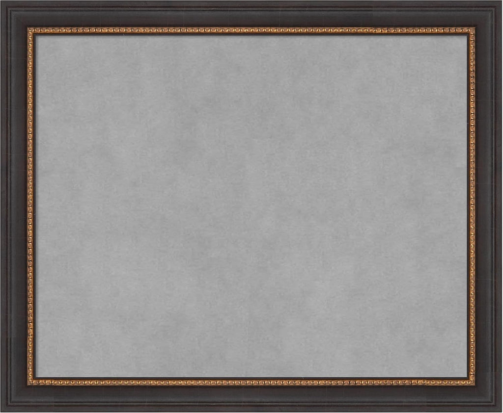 Amanti Art Black Framed Magnetic Board 19x23 Small Vision Board