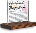Educational Diagnostician Gifts, Thank You Desk Sign by Pariveca