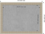 Amanti Art Silver Framed Magnetic Board 24x32 Medium Vision Board - Image 4