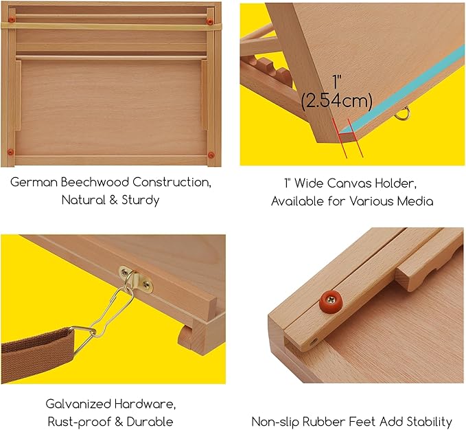 MEEDEN A3 Wooden Tabletop Easel - Image 4