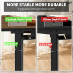ExaDesk 55 * 30 Inches Electric Standing Widened Desk Adjustable Height - Image 5