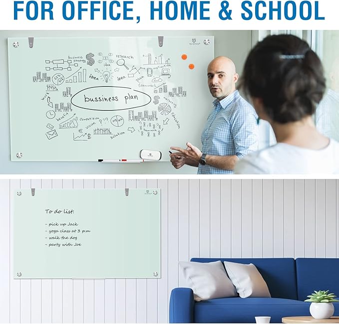 TSJ OFFICE Glass Dry-Erase Board - Image 6