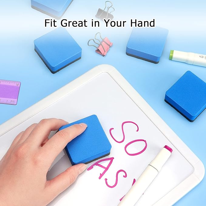 Tamaki 12 Pack Magnetic Whiteboard Eraser, Dry Eraser Board Erasers, Dry Erasers - Image 6