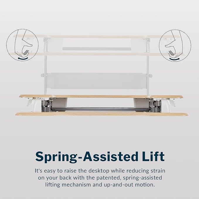 Vari VariDesk Pro Plus 36 Standing Desk Converter – 11 Height Settings + Spring - Image 7