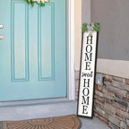LuZhiQiang Welcome Sign for Front Porch Outdoor Home Sweet Home, Rustic Outside - Image 5