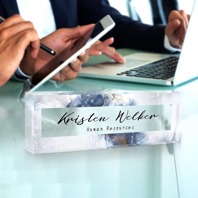 Desk Name Plate Personalized, Custom Name Plate - Image 6