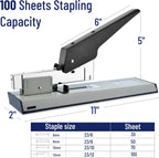 Mr. Pen- Heavy Duty Staples Office Supply, 10000 pcs Staples for Stapler | 100 Sheet High Staple, 1/2 inch Length, Office Staple, Galvanized Rust-Resistant for School, Home, Documents