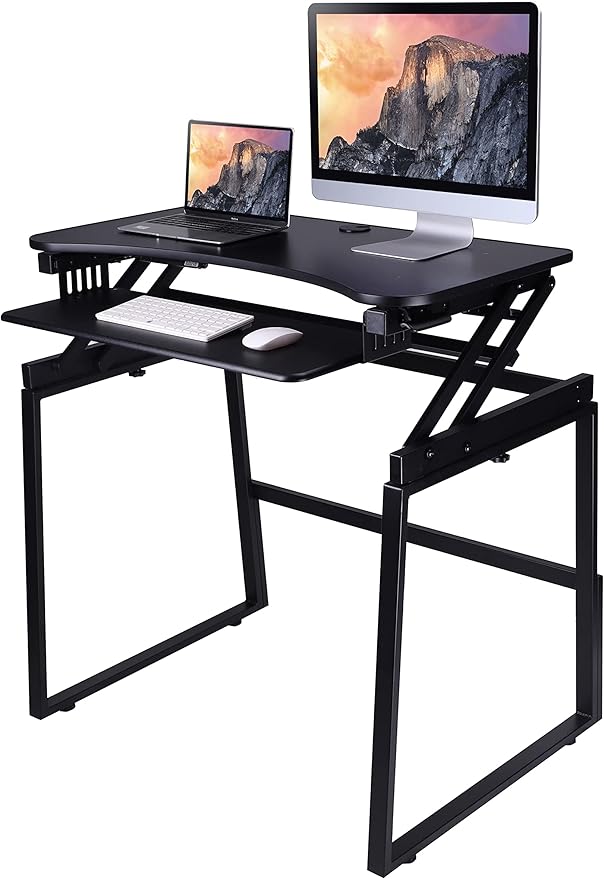 Rocelco 37.5" Height Adjustable Standing Desk Converter - Image 3