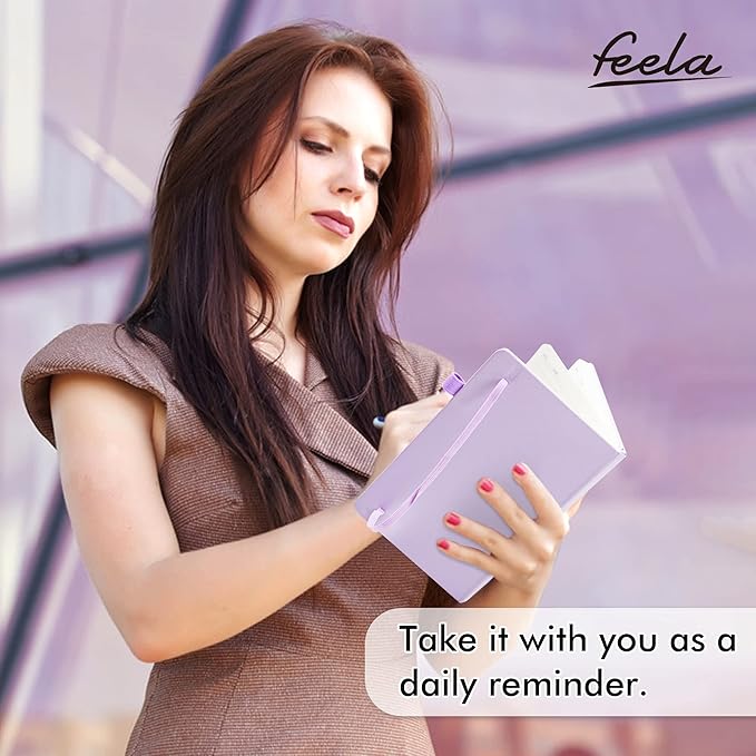 feela 5 Pack Notebooks Journals Bulk, Hardcover Classic Ruled Lined Journals - Image 7
