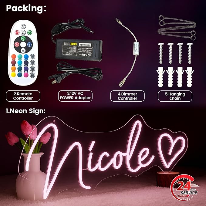 Custom Neon Signs, Customizable Led Neon Sign - Image 5