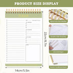 Thboxes 2 Packs To Do List Notepad, Totally 208 Pages To Do List Notebook A5 - Image 2