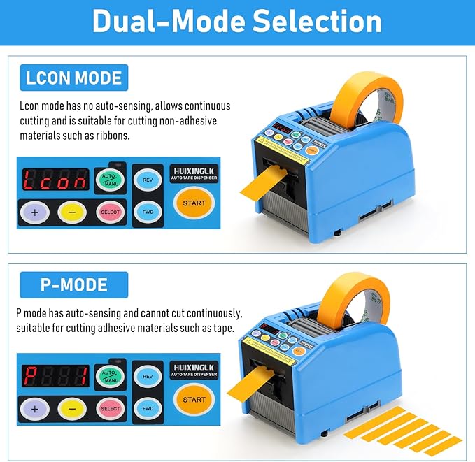 Automatic Tape Dispenser, Ribbon Cutting Machine, 6-60mm Width, 5-999mm Length - Image 4