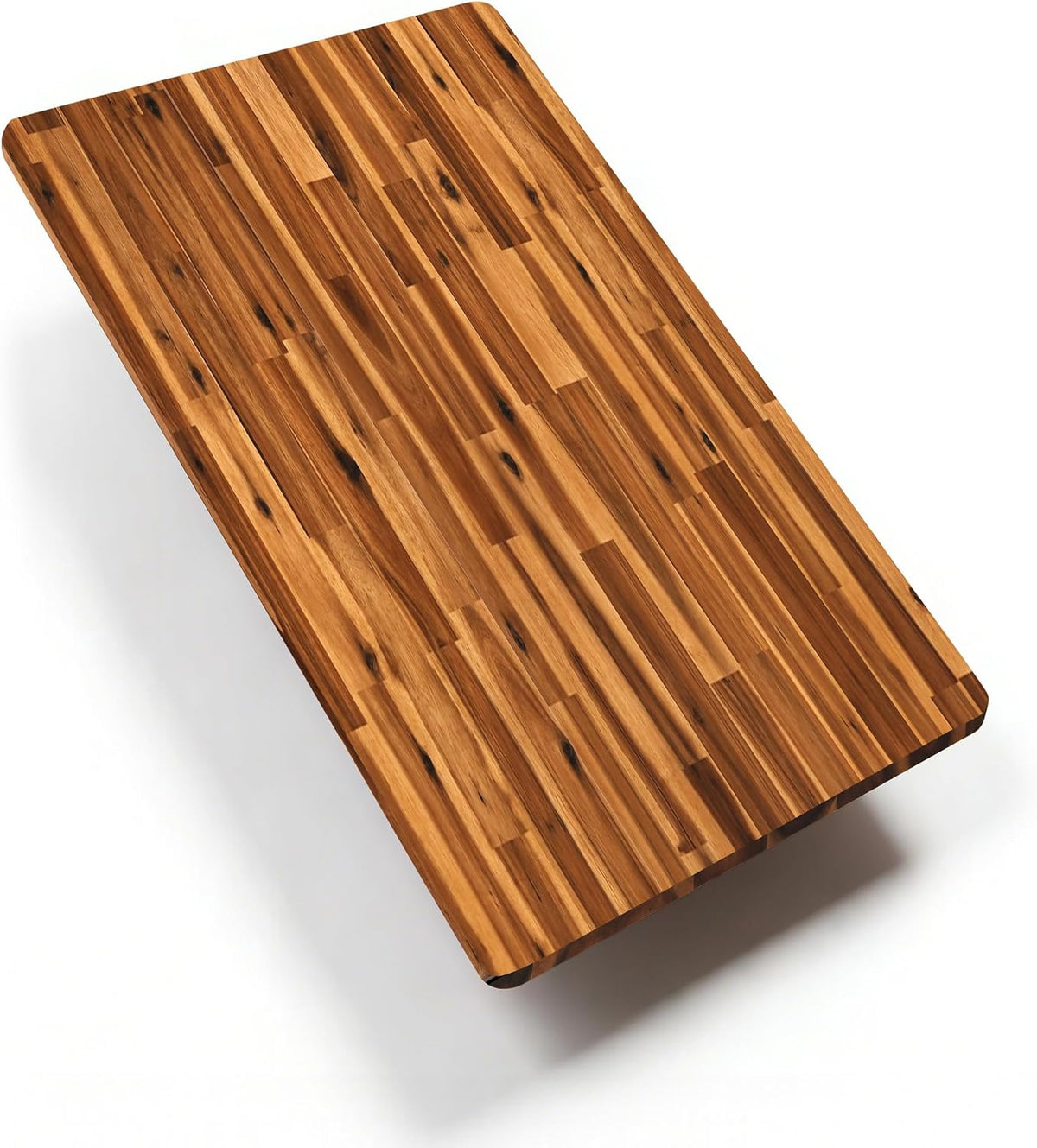 FLEXISPOT Acacia Solid Wood 55"x28" Butcher Block Desktop, Natural