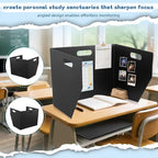 24-Pack Plastic Desk Dividers for Students, Privacy Folders for Students - Image 2