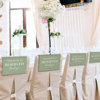ChissNook Reserved Seating Chair Signs, This Row Is Reserved Pew Cloths Seating - Image 4