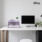 SHARKWOODS Wood Desk Organizer, 3 Tier Paper Tray Organizer - Image 9