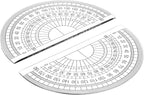 Nicunom 100 Pack Plastic Protractor 180 Degree Math Protractors Geometry - Image 3