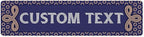 Custom Sign, Custom Street Sign, 11 Font Colors, 13 Font Styles, 4 Hole Options by MySignCenter