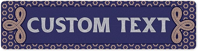 Custom Sign, Custom Street Sign, 11 Font Colors, 13 Font Styles, 4 Hole Options by MySignCenter