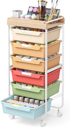Rolling Storage Utility Cart by SYKIARIOL