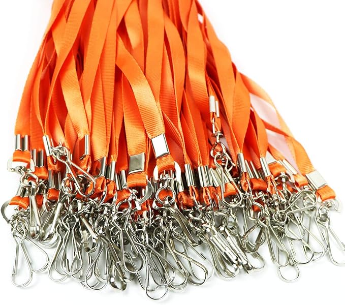 Beebel Orange Lanyards 100 Pcs Lanyard - Image 3