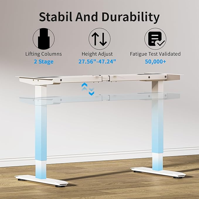 BIZUM Dual Motor Electric Standing Desk Frame - Image 4