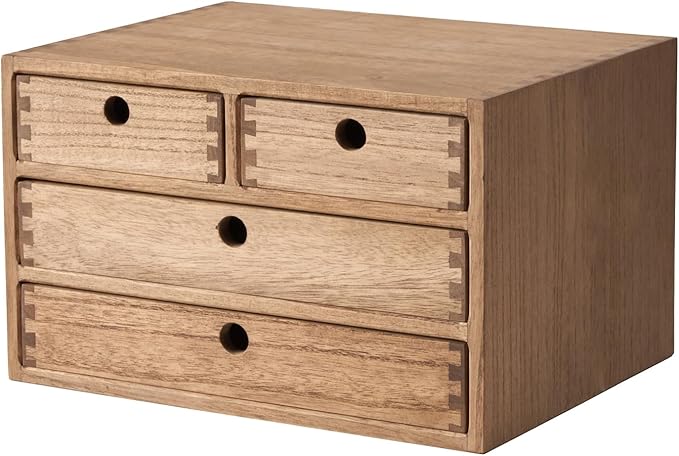 Kirigen Wood Desktop Storage Cabinet/Workspace Document Office necessity by KIRIGEN