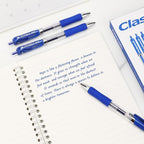 Lekreo Classic Retractable Gel Roller Pens, 0.7mm Fine Point - Image 3