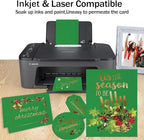 100 Sheets Green Cardstock 8.5 x 11, Goefun 80lb Green Card Stock Thick Printer - Image 4
