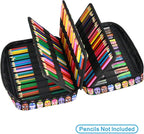 YOUSHARES Colored Pencil Case 220 Slots Pen Case Organizer - Image 3